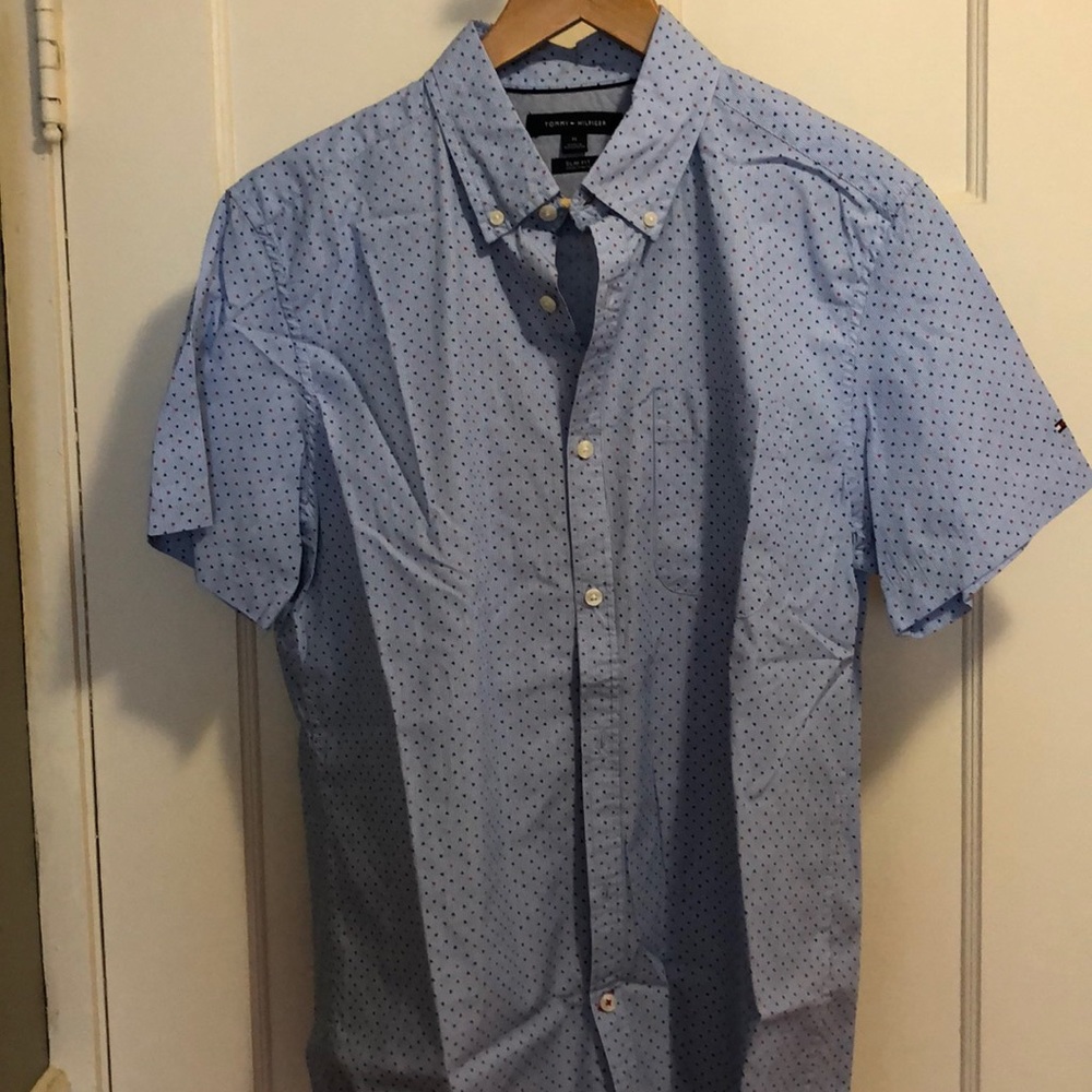 Tommy Hilfiger Men Short Sleeve Slim Fit